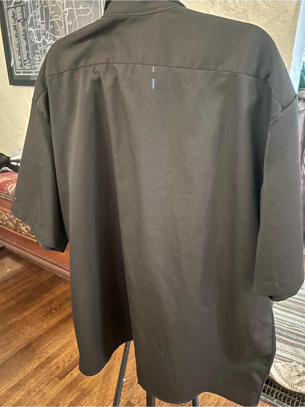 Dickies Black Short-Sleeve Button Down Work Shirt - Picture 2 of 2